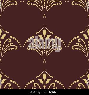 Floral Fine Seamless Vector Pattern Stock Vector