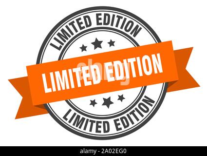 limited edition ribbon. limited edition round orange sign. limited edition  Stock Vector Image & Art - Alamy