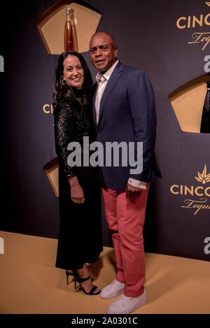 Ana Luz Rodriguez, Ahmad Rashad at arrivals for Cincoro Tequila Launch