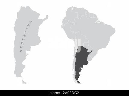 Argentina South America Stock Vector