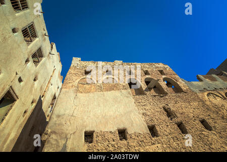 Tarout Castle, Qatif, Saudi Arabia in blue sky background Stock Photo