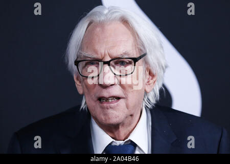 Hollywood, United States. 18th Sep, 2019. HOLLYWOOD, LOS ANGELES, CALIFORNIA, USA - SEPTEMBER 18: Actor Donald Sutherland arrives at the Los Angeles Premiere Of 20th Century Fox's 'Ad Astra' held at ArcLight Cinemas Hollywood Cinerama Dome on August 18, 2019 in Hollywood, Los Angeles, California, United States. (Photo by Xavier Collin/Image Press Agency) Credit: Image Press Agency/Alamy Live News Stock Photo