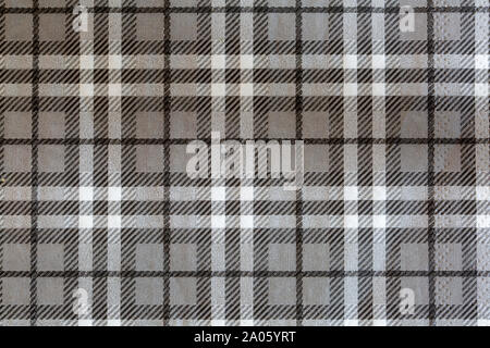 Black and White Background ,Vintage Tartan Stock Photo