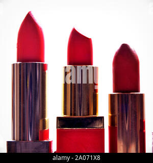 Open lipsticks Stock Photo