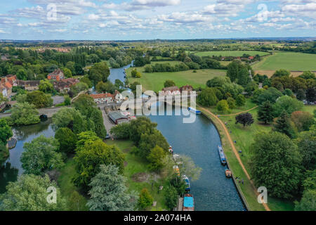 River Thames at Abingdon, Oxfordshire Stock Photo
