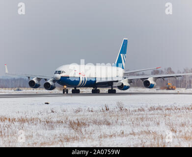 IL-96 Russia on the runway Stock Photo
