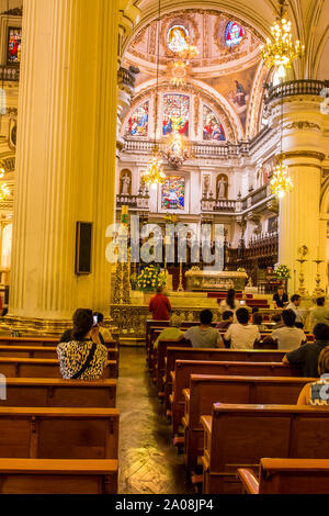 Guadalajara Cathedral Assumption of Our Lady, Historic Center, Guadalajara, Jalisco, Mexico. Stock Photo