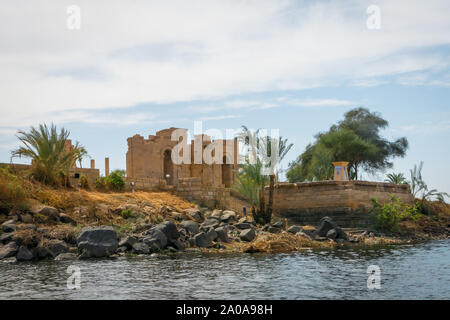 Egypt. Temples of File on the islet of Agilkia. Nile Stock Photo