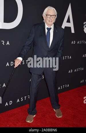 HOLLYWOOD, CA - SEPTEMBER 18: Donald Sutherland attends the premiere of 20th Century Fox's 'Ad Astra' at The Cinerama Dome on September 18, 2019 in Los Angeles, California. Stock Photo