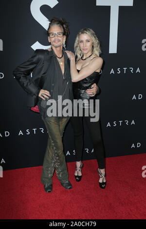 September 18, 2019, Los Angeles, California, USA: Steven Tyler, Aimee Preston at the ''Ad Astra'' LA Premiere at the Arclight Hollywood on September 18, 2019 in Los Angeles, CA (Credit Image: © Kay Blake/ZUMA Wire) Stock Photo