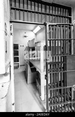 jail cell Kingston Penitentiary a former maximum security prison that opened June 1835 and closed September 2013 now open for Jailhouse Tours Ontario Stock Photo