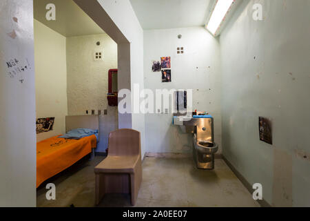 jail cell Kingston Penitentiary a former maximum security prison that opened June 1835 and closed September 2013 now open for Jailhouse Tours Ontario Stock Photo