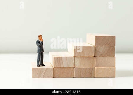 Stairs up as a symbol of career growth up or business success. Stock Photo