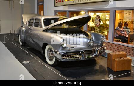 Tucker motor car in a museum. Stock Photo