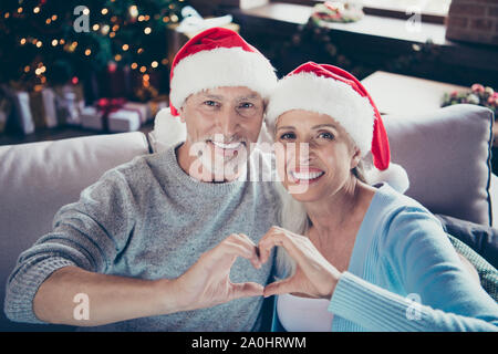 Face feeling. Portrait of two nice glad cheerful sweet tender ad Stock Photo