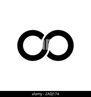 Infinity symbol icons vector illustration. Unlimited, limitless symbol, sign. Stock Vector