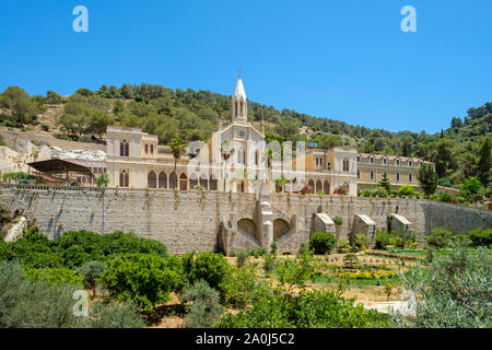 Palestine, West Bank, Bethlehem Governorate, Artas (Ertas). Convent of the Hortus Conclusus. Stock Photo