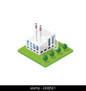 The smart building home Stock Vector