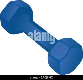 Dumbell vector illustration on a white background isolated Stock Vector
