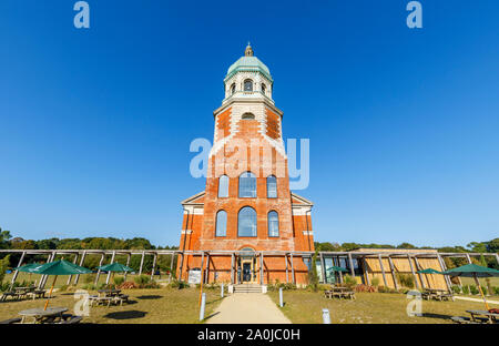 Netley Hospital chapel building, Royal Victoria Country Park, Netley (Netley Abbey), a village on the south coast of Hampshire, southern England Stock Photo