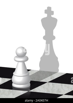 Chess Pawns by Kateryna Kon/science Photo Library