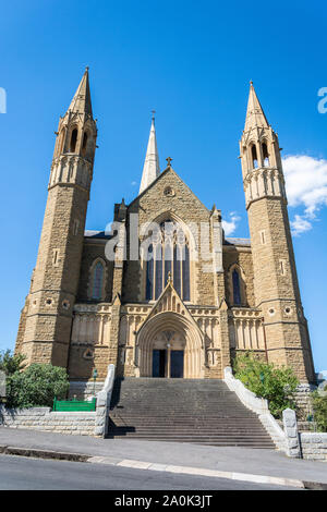 Bendigo, Victoria, Australia - February 27, 2017. Exterior view of Sacred Heart Cathedral in Bendigo, VIC. Stock Photo