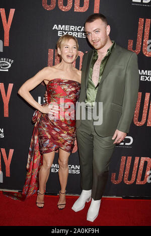 Sam And Renea Renée Zellweger and Sam Smith attend the LA Premiere Of Roadside ...