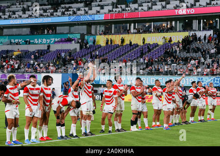 Japan fans react after the Rugby World Cup quarterfinal loss to South ...