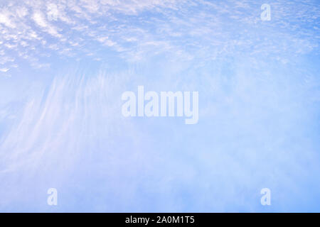 Light cloudy sky. Cloudscape at sunny day abstract texture and background Stock Photo