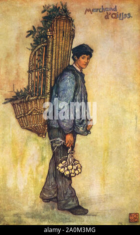 A Norman Peasant, France, circa 1918 Stock Photo