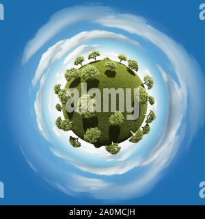 Mini Planet Concept or Earth Concept Stock Photo