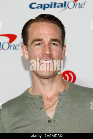 Las Vegas, United States. 20st Sep, 2019. James Van Der Beek arrives for the iHeartRadio Music Festival at the T-Mobile Arena in Las Vegas, Nevada on September 20, 2019. Photo by James Atoa/UPI Credit: UPI/Alamy Live News Stock Photo