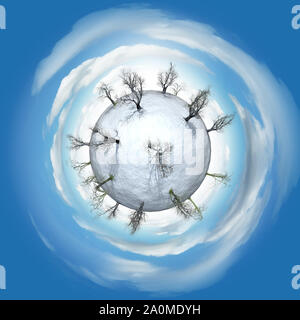 Mini Planet Concept or Earth Concept Stock Photo