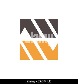 abstract stylish construction excavator logo design vector on a white background Stock Vector