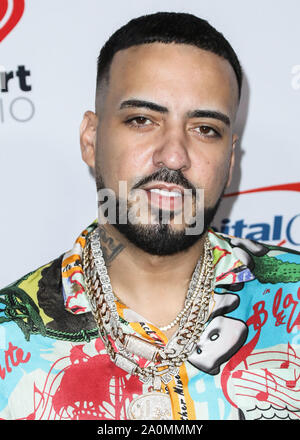 Las Vegas, United States. 20th Sep, 2019. LAS VEGAS, NEVADA, USA - SEPTEMBER 20: French Montana arrives at the 2019 iHeartRadio Music Festival - Night 1 held at T-Mobile Arena on September 20, 2019 in Las Vegas, Nevada, United States. (Photo by David Acosta/Image Press Agency) Credit: Image Press Agency/Alamy Live News Stock Photo