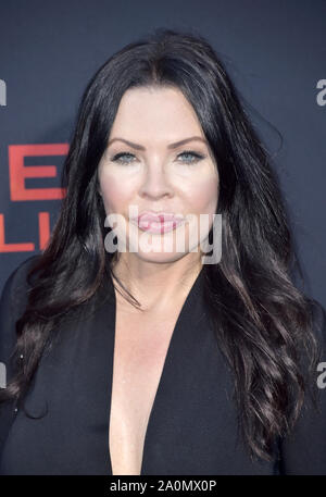 Christa Campbell at the Premiere of Lionsgate's Angel Has Fallen, Los