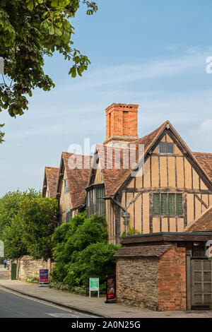 Hall’s Croft, Stratford-upon-Avon, Warwickshire, England.  Hall’s Croft, built in 1613 was the home of William Shakespeare’s eldest daughter Susanna a Stock Photo