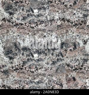 Gray stone abstract surface, gray grain. Seamless square background, tile ready. Stock Photo