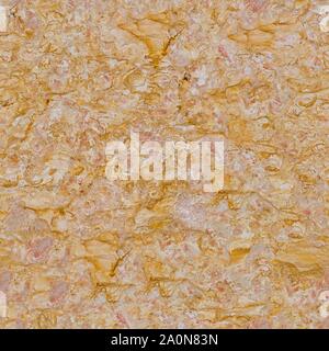 Orange marble tiles texture wall. Seamless square background, tile ready. Stock Photo
