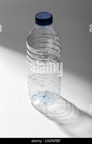 Empty Mineral water plastic bottle. Water concept Stock Photo