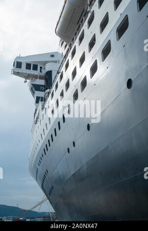 Bridge of the Queen Mary 2 Stock Photo