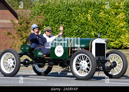 Buckinghamshire, UK. 21st Sept, 2019. Kop Hill Climb 2019 Classic motorsport event in Princes Risborough. Chilterns. Credit: Susie Kearley/Alamy Live News Stock Photo