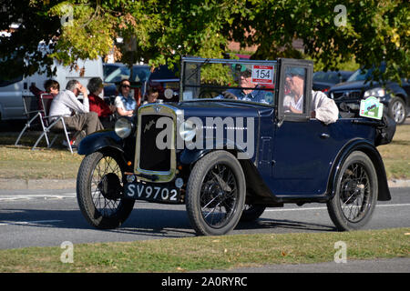 Buckinghamshire, UK. 21st Sept, 2019. Kop Hill Climb 2019 Classic motorsport event in Princes Risborough. Chilterns. Credit: Susie Kearley/Alamy Live News Stock Photo