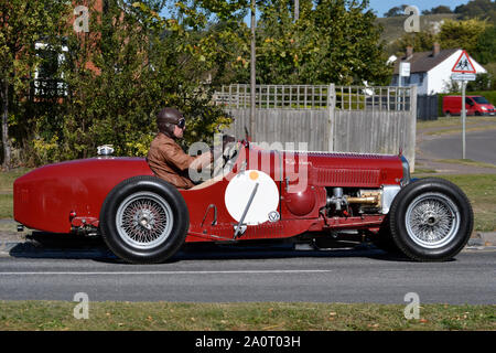 Buckinghamshire, UK. 21st Sept, 2019. Kop Hill Climb 2019 Classic motorsport event in Princes Risborough. Chilterns. Credit: Susie Kearley/Alamy Live News Stock Photo