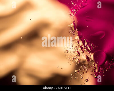 Colourful surreal abstract liquid background Stock Photo
