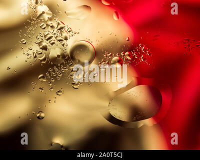 Colourful surreal abstract liquid background Stock Photo