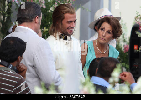 Alvarado Veracruz Aspectos De La Filmacion De La Telenovela La Tempestad Producida Por Salvador Mejia Y Protagonizada Por William Levy Y Ximena Navarrete Asi Mismo Dentro Del Elenco Se Encuentra Laura Carmine