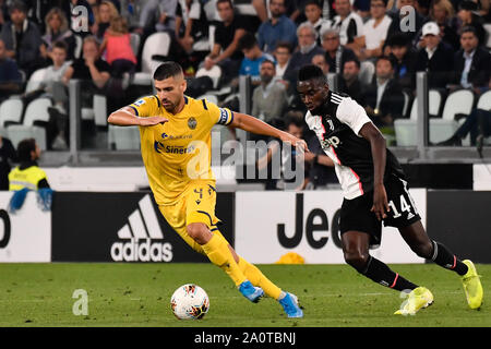 Miguel Luis Pinto Veloso (Hellas Verona) during the Serie A football match between Juventus FC and Hellas Varona FC at Allianz Stadium on 21th September, 2019 in Turin, Italy. Stock Photo