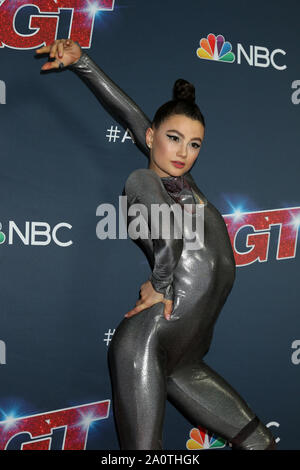 'America's Got Talent' Season 14 Live Show Red Carpet at the Dolby Theater on August 20, 2019 in Los Angeles, CA Featuring: Marina Mazepa Where: Los Angeles, California, United States When: 21 Aug 2019 Credit: Nicky Nelson/WENN.com Stock Photo