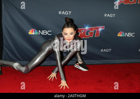 'America's Got Talent' Season 14 Live Show Red Carpet at the Dolby Theater on August 20, 2019 in Los Angeles, CA Featuring: Marina Mazepa Where: Los Angeles, California, United States When: 21 Aug 2019 Credit: Nicky Nelson/WENN.com Stock Photo